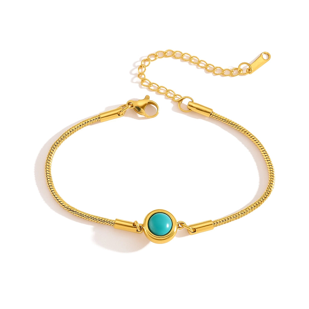Turquoise Charm Bracelet