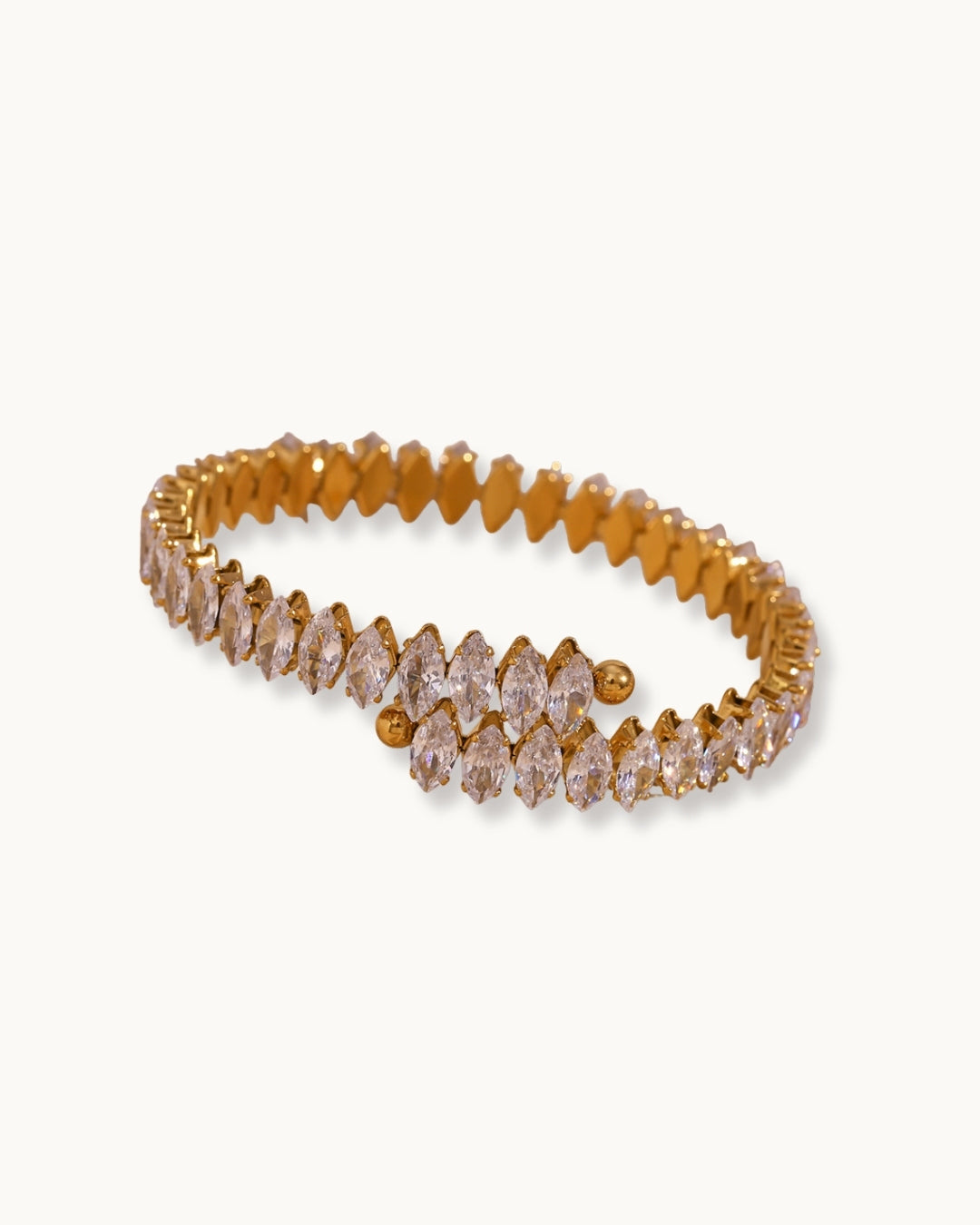 Crystal Inlay Bracelet