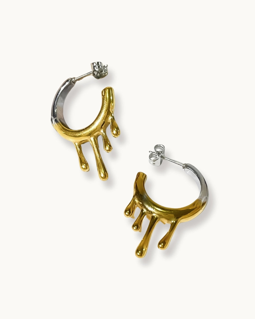 Liquid Gold Hoops