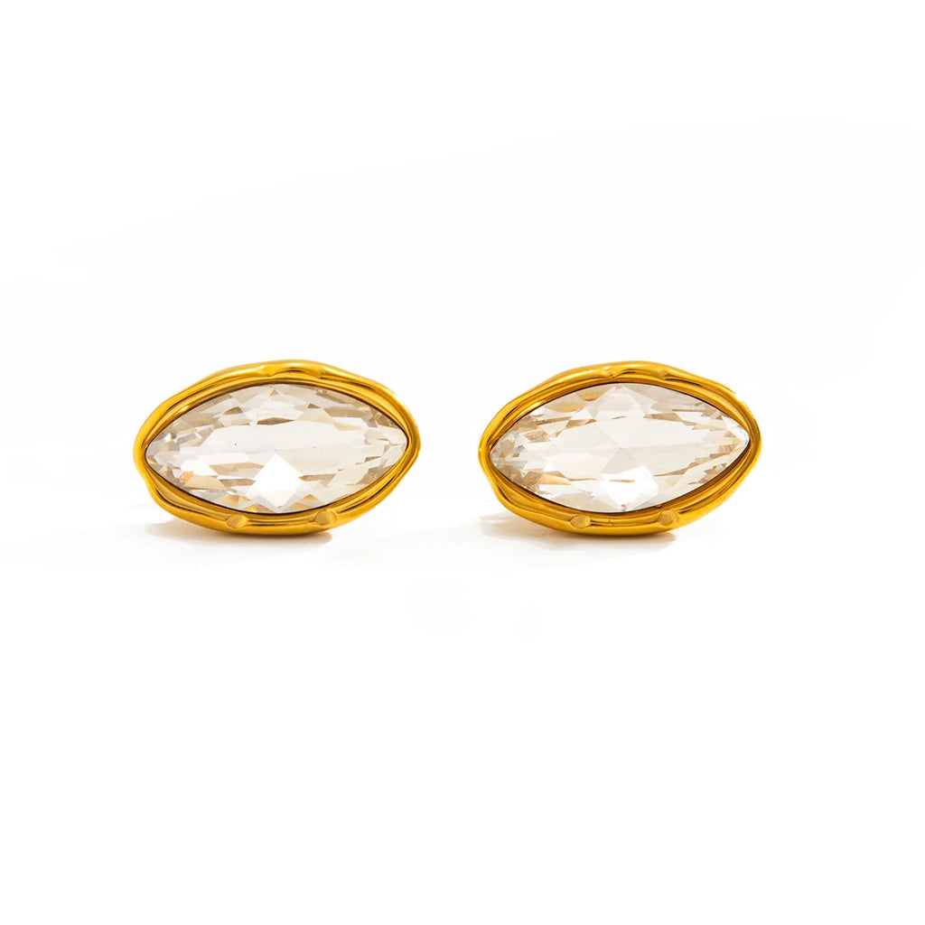 Marquise Crystal Studs