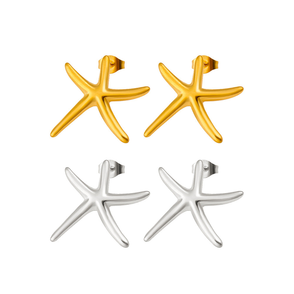 Starfish Stud Earrings