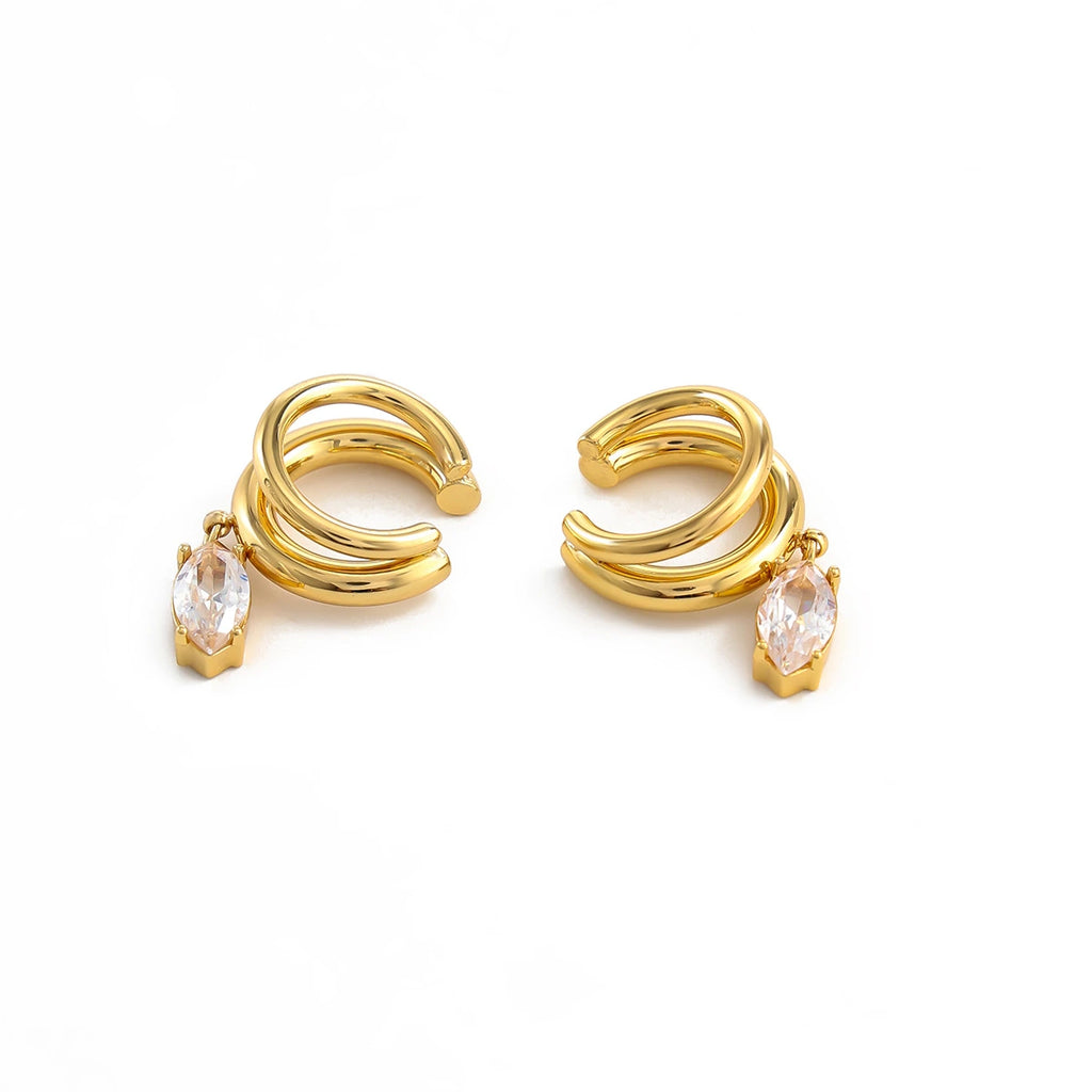 Marquise Drop Ear Cuff