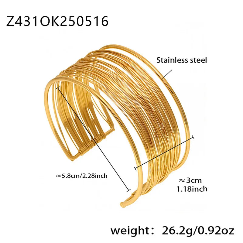 Sculpted Wire Bracelet