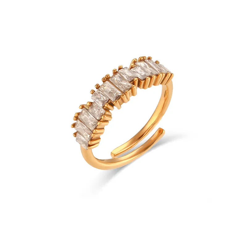 Crystal Inlay Ring