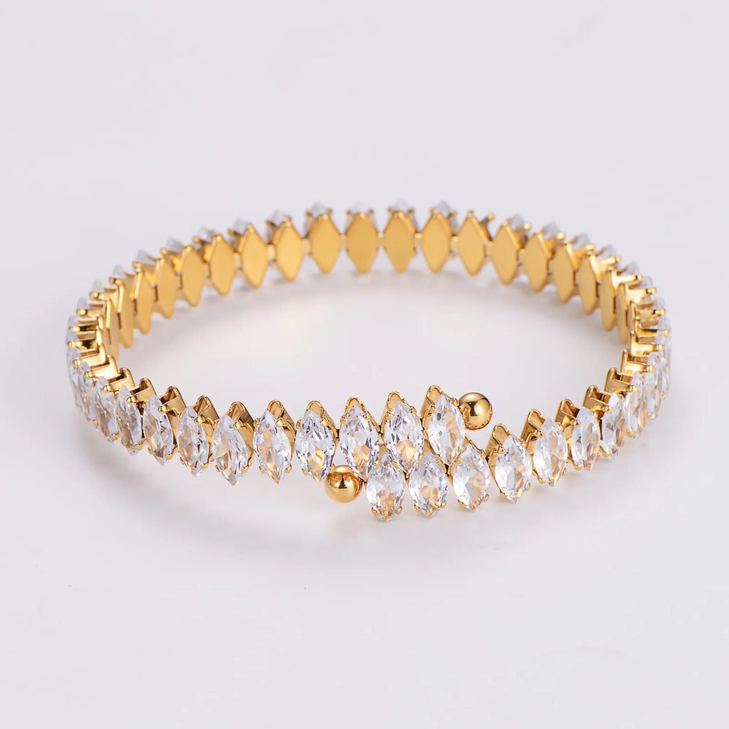 Crystal Inlay Bracelet