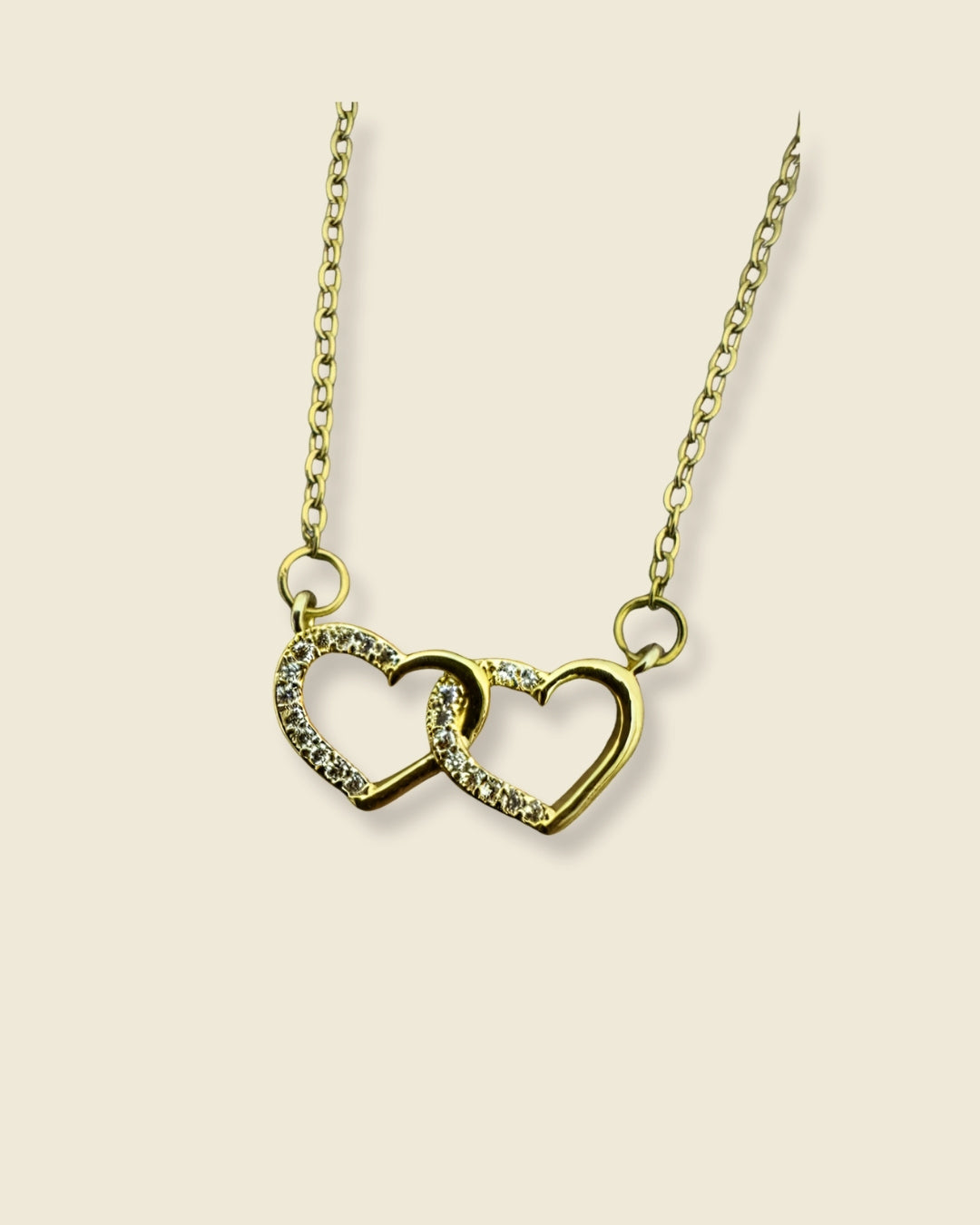 Twin Hearts Necklace