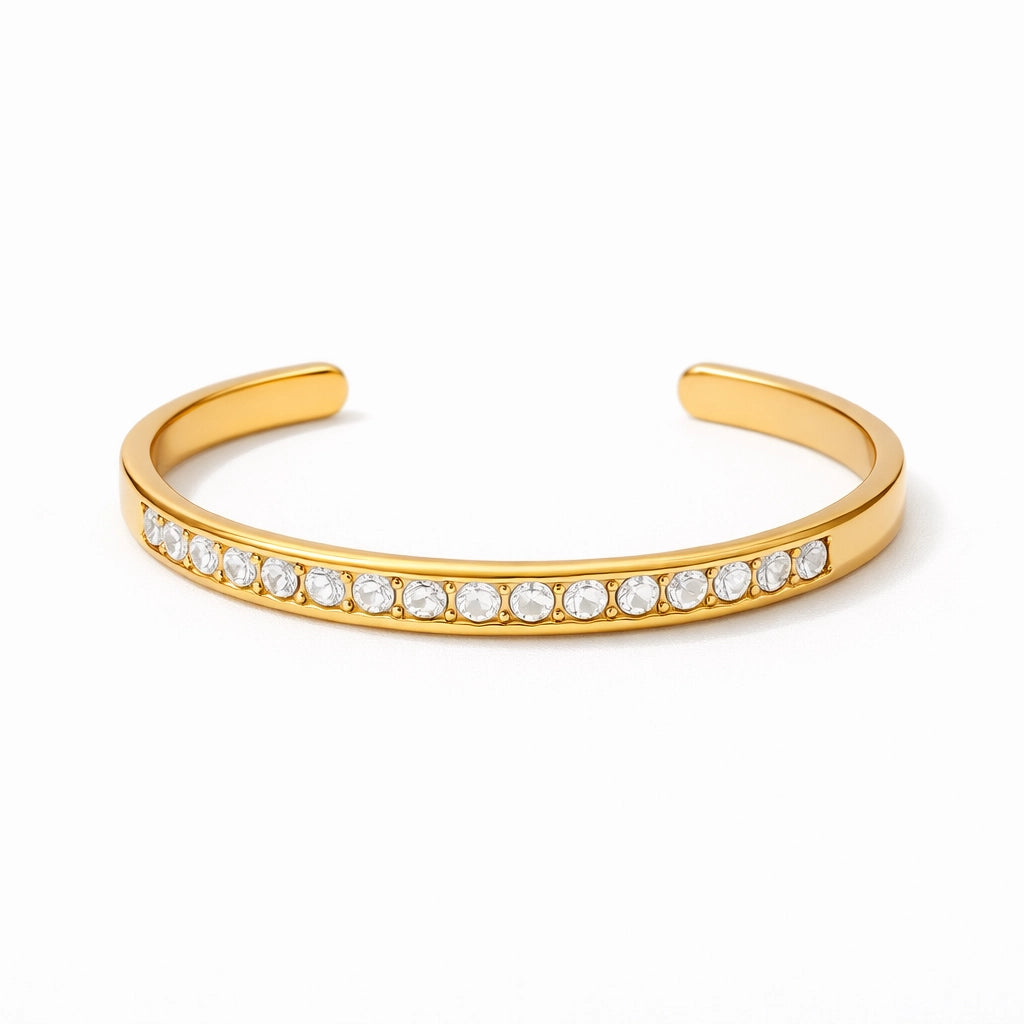 Pavé Edge Bangle
