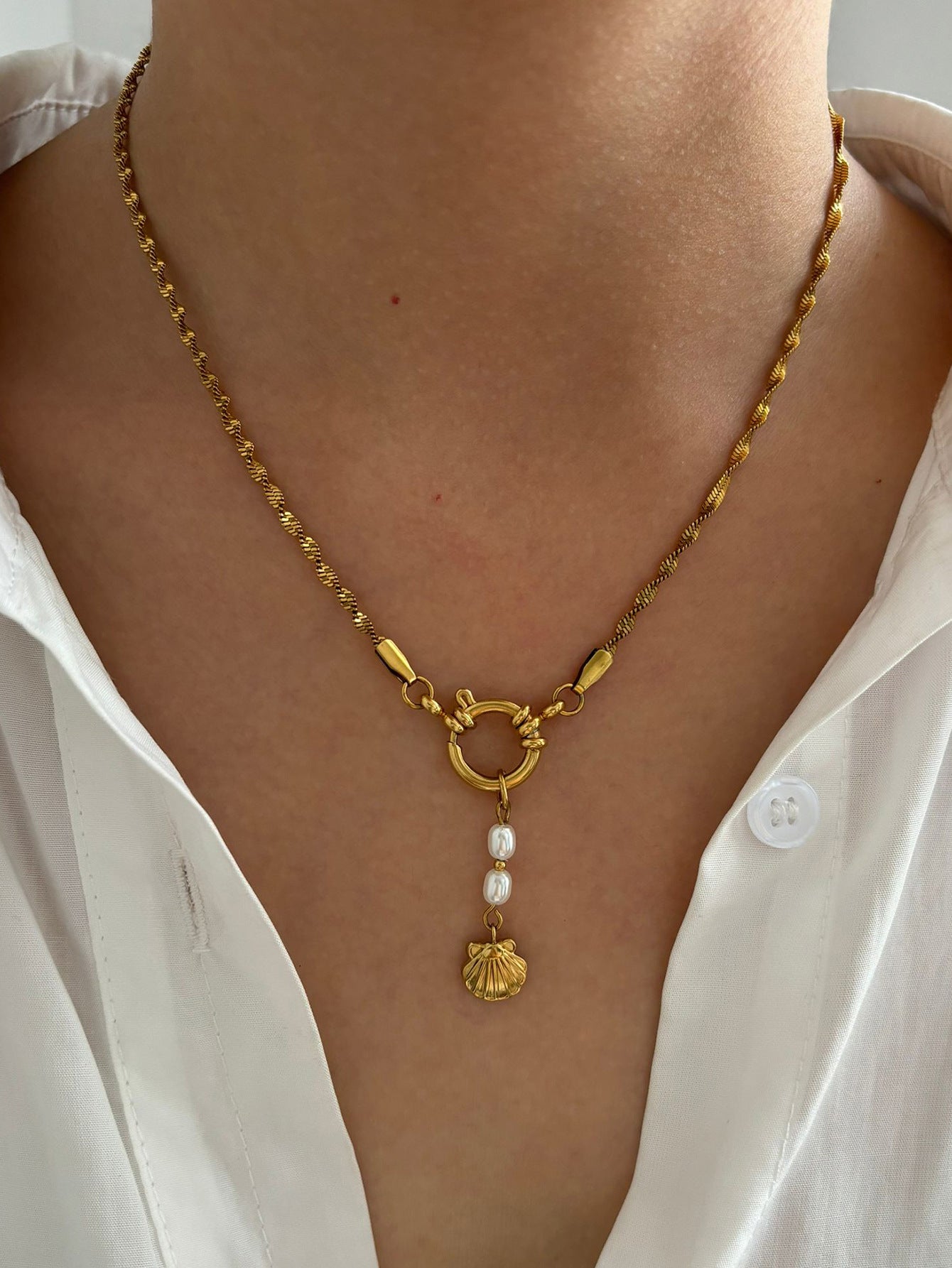 Starfish Heart Necklace