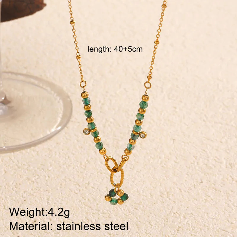 Emerald Row Necklace