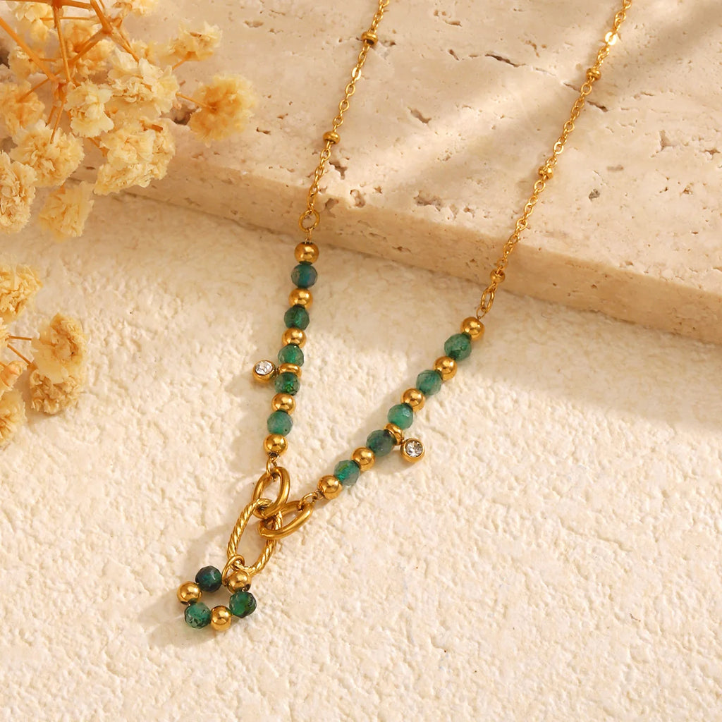 Emerald Row Necklace