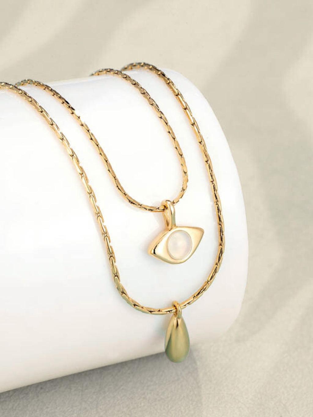 Water Droplets Opal Necklace - XtraSleek