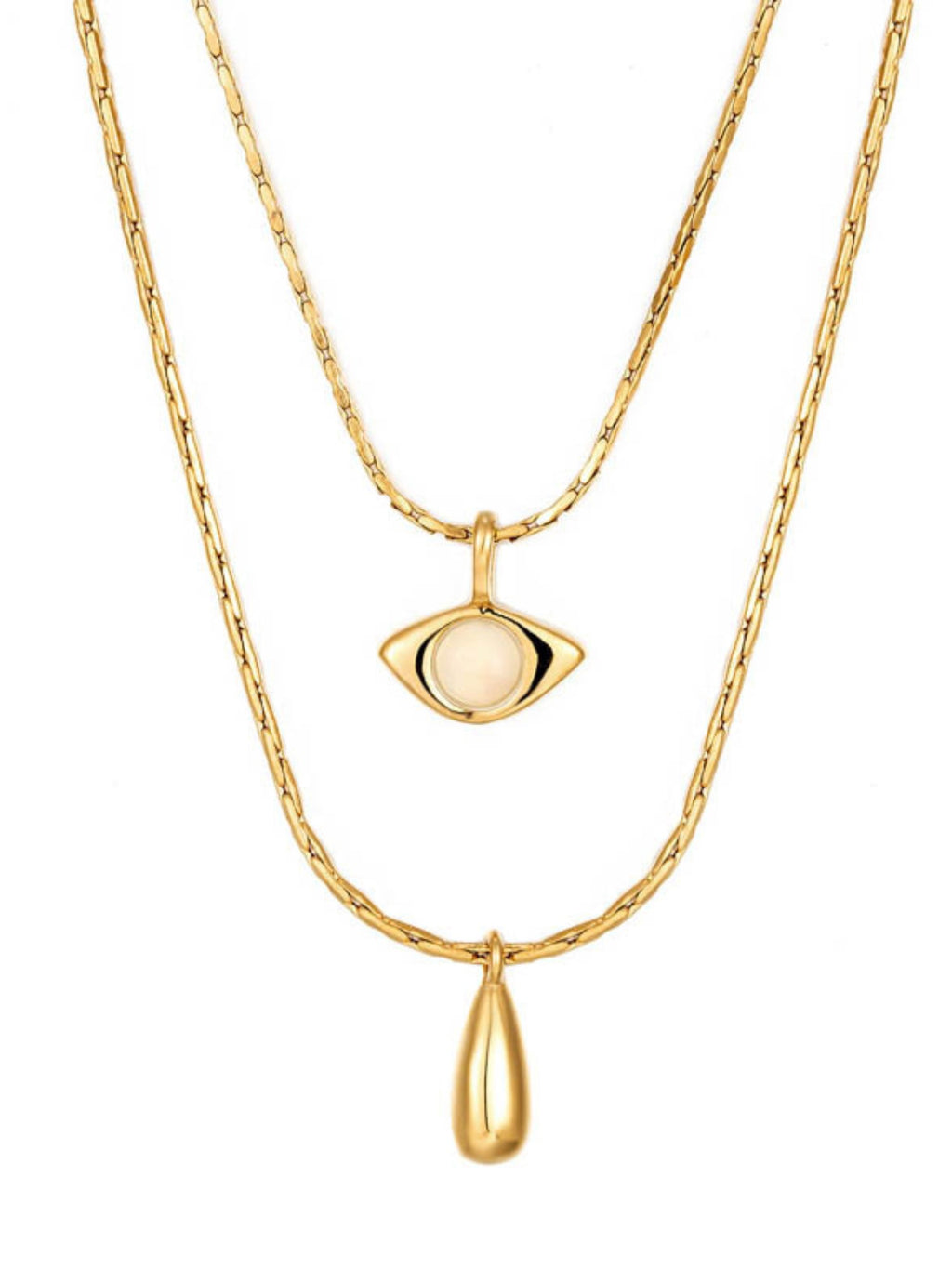 Water Droplets Opal Necklace - XtraSleek