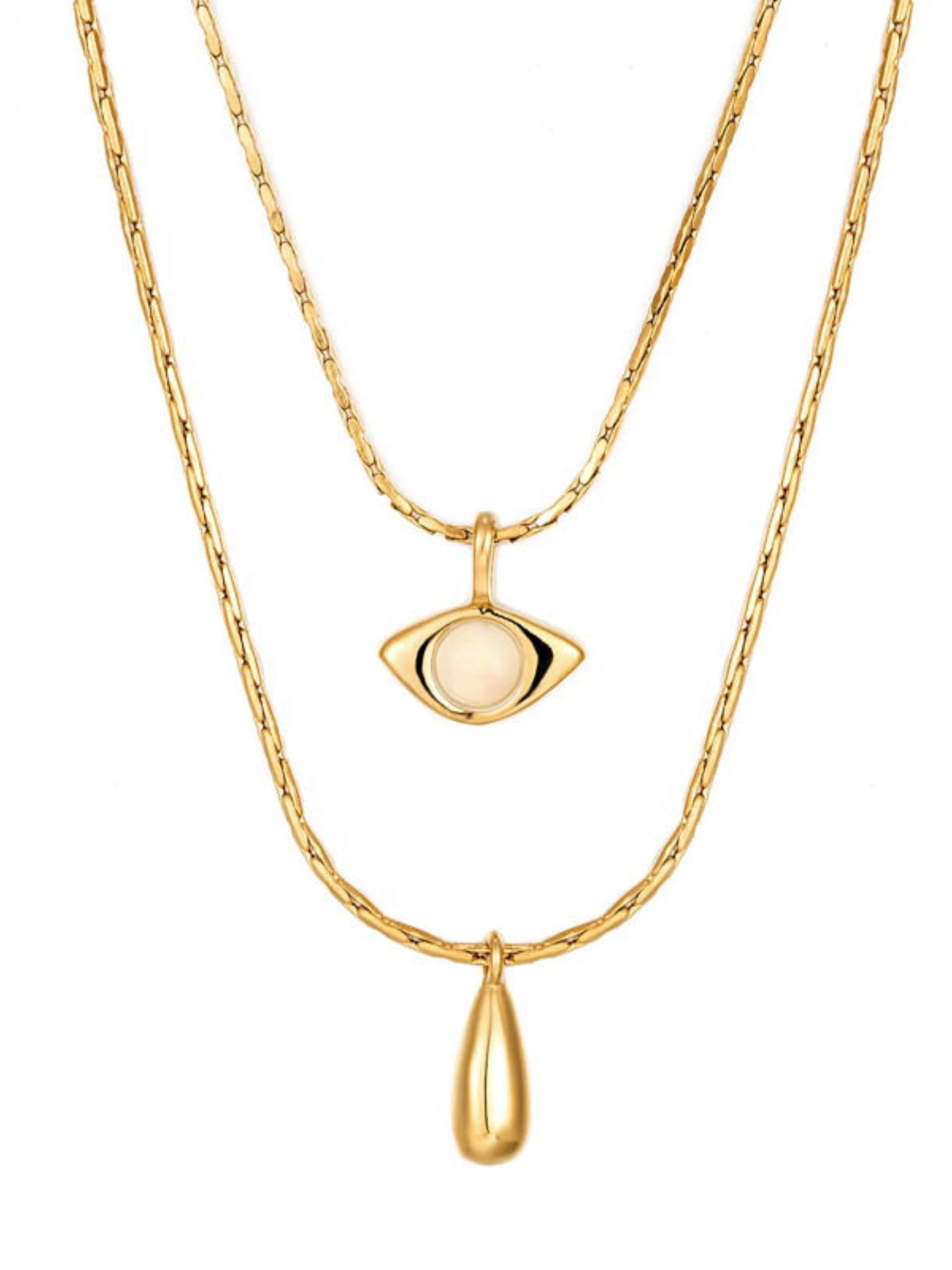 Water Droplets Opal Necklace - XtraSleek