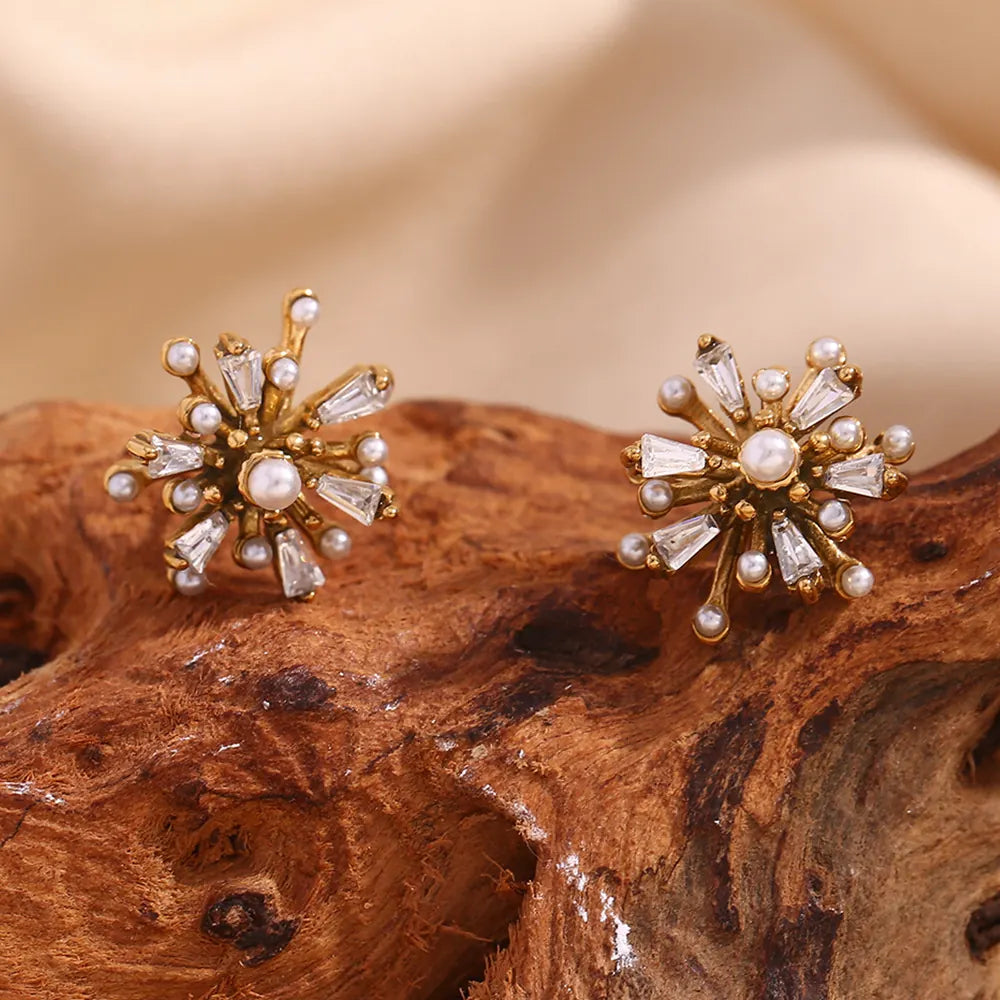 Fireworks Pearl Studs