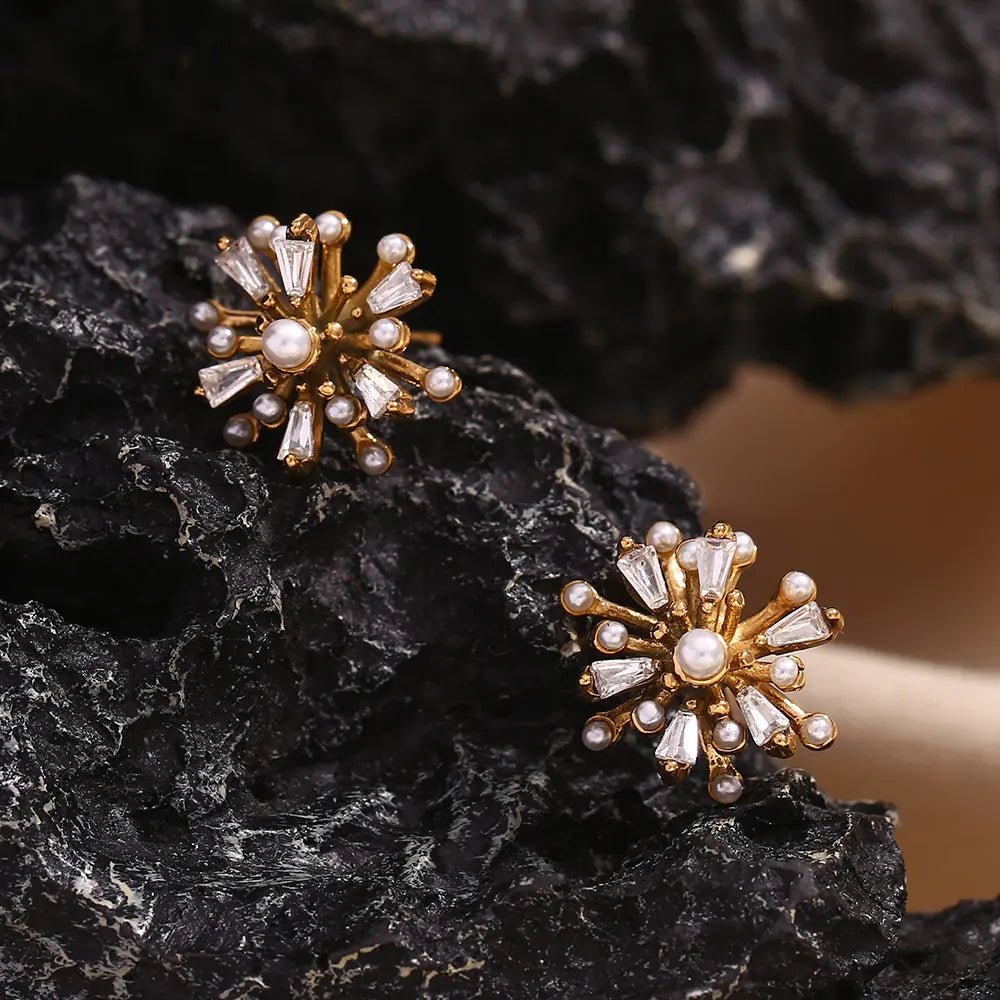 Fireworks Pearl Studs