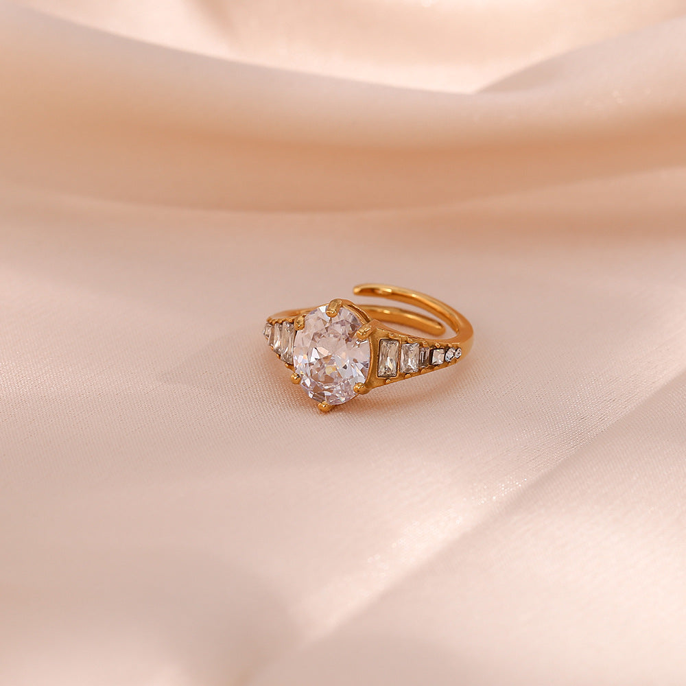 Crown Heart Ring