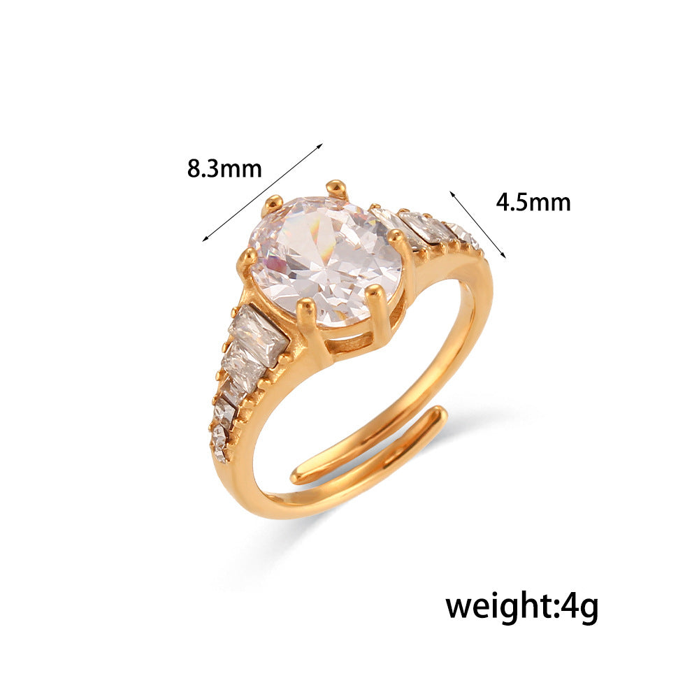 Crown Heart Ring