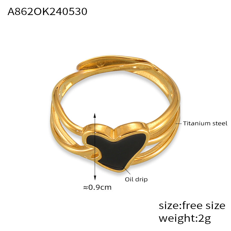 Noir Amour Ring