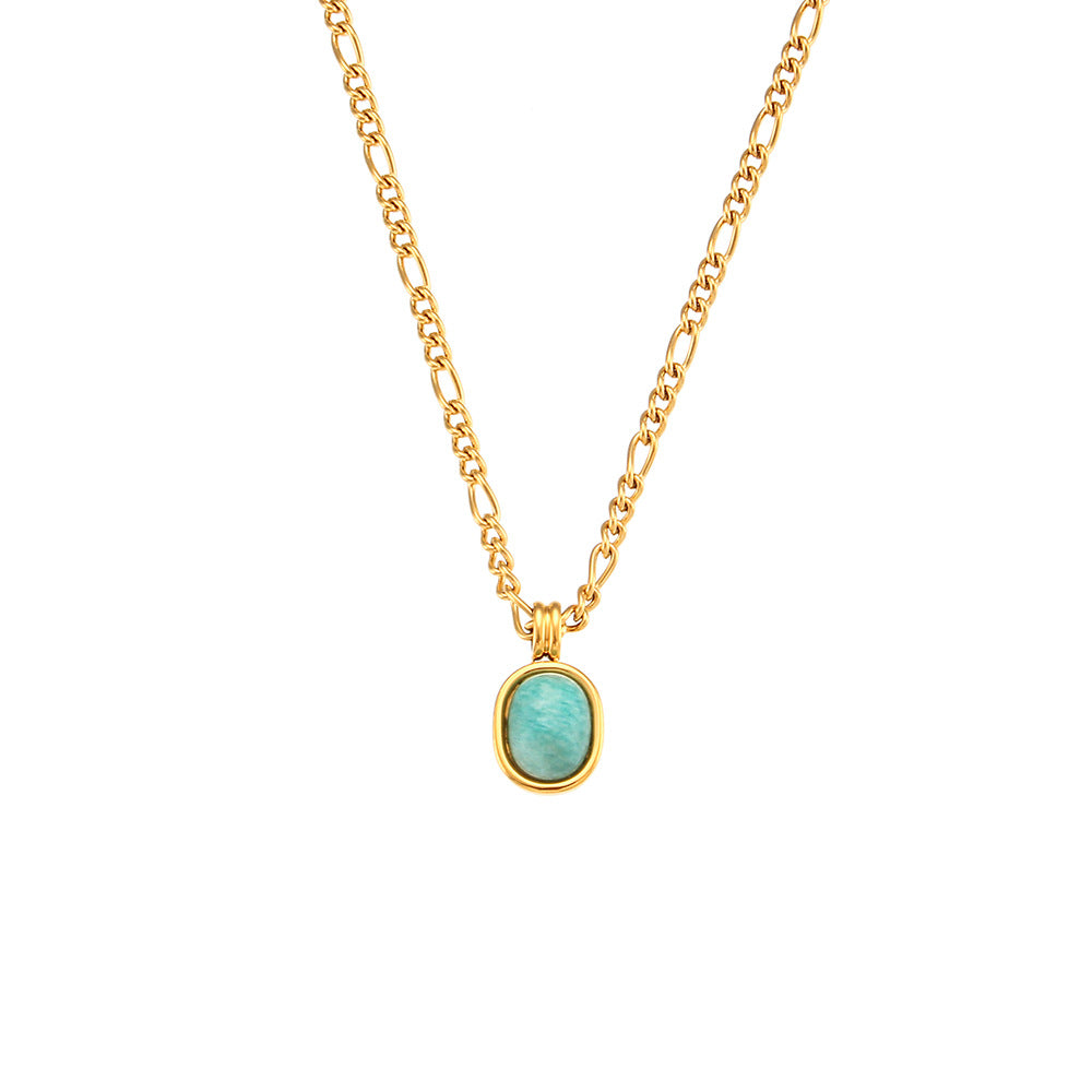 Amazonite Pendant Necklace