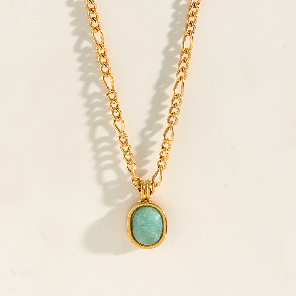 Amazonite Pendant Necklace