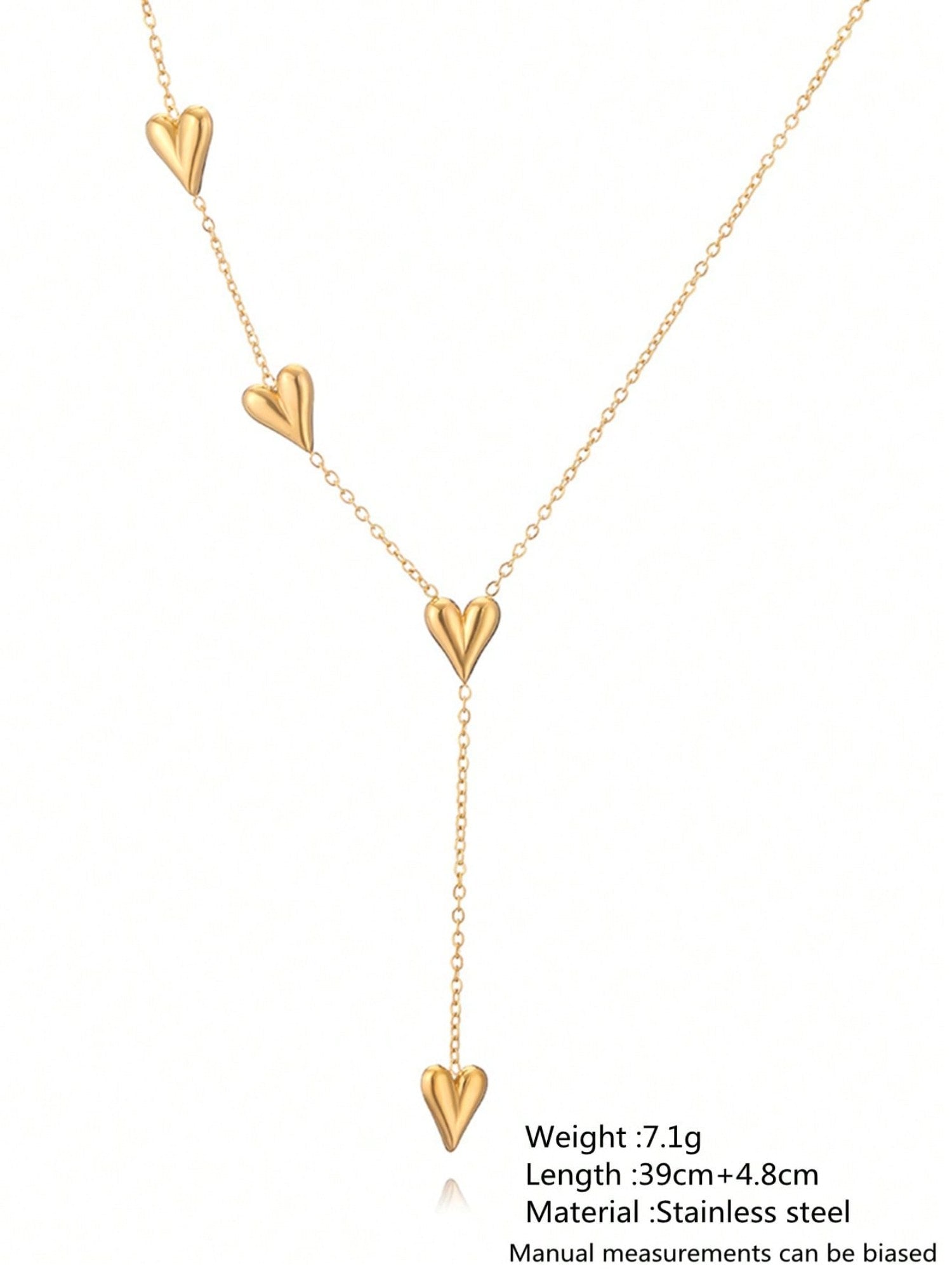 Simple Heart Shape Long Necklace - XtraSleek