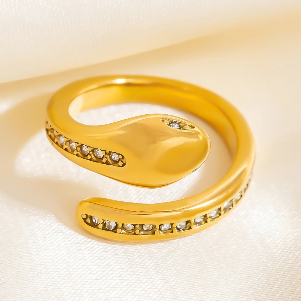 Serpent Whisper Ring