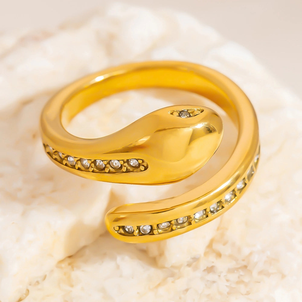 Serpent Whisper Ring