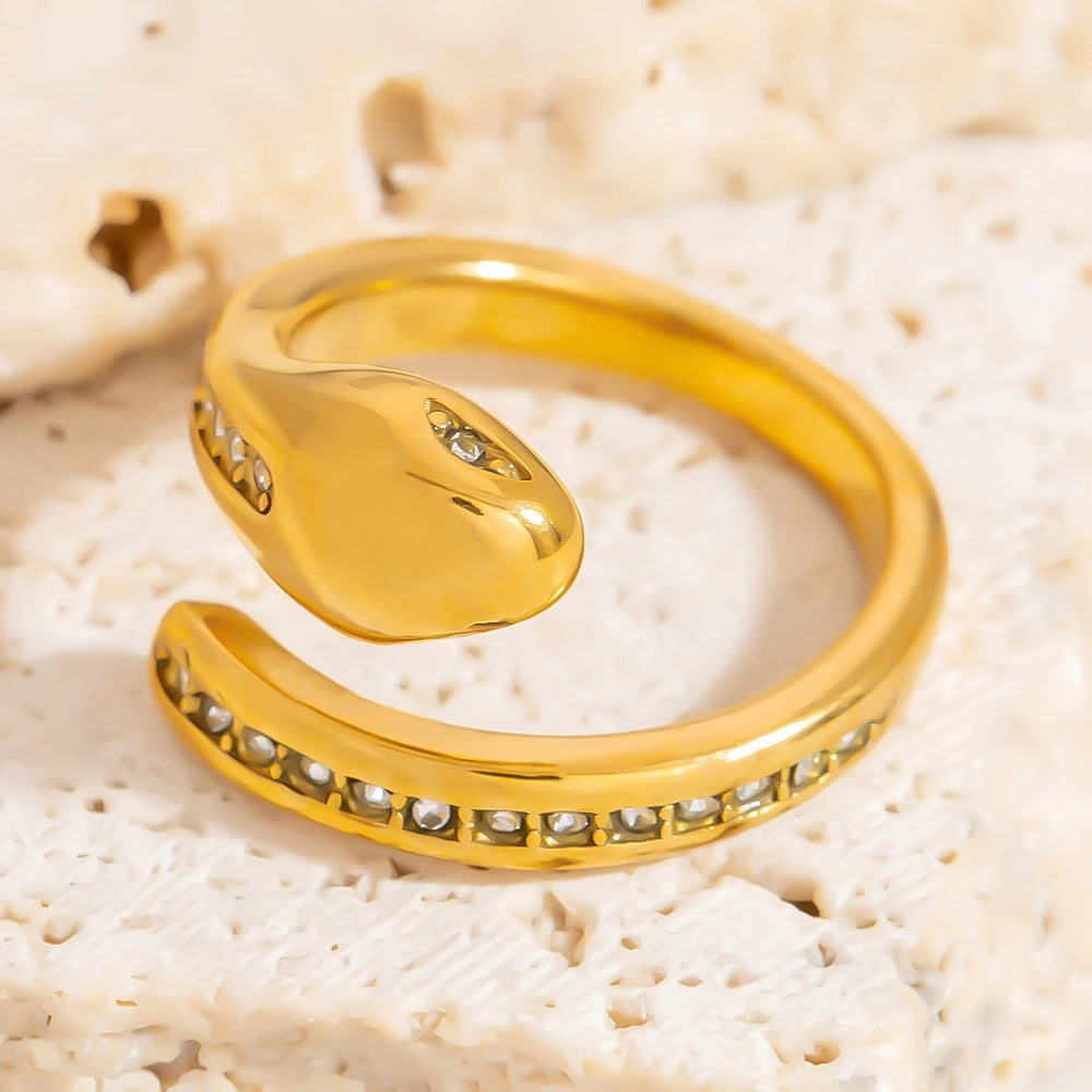 Serpent Whisper Ring