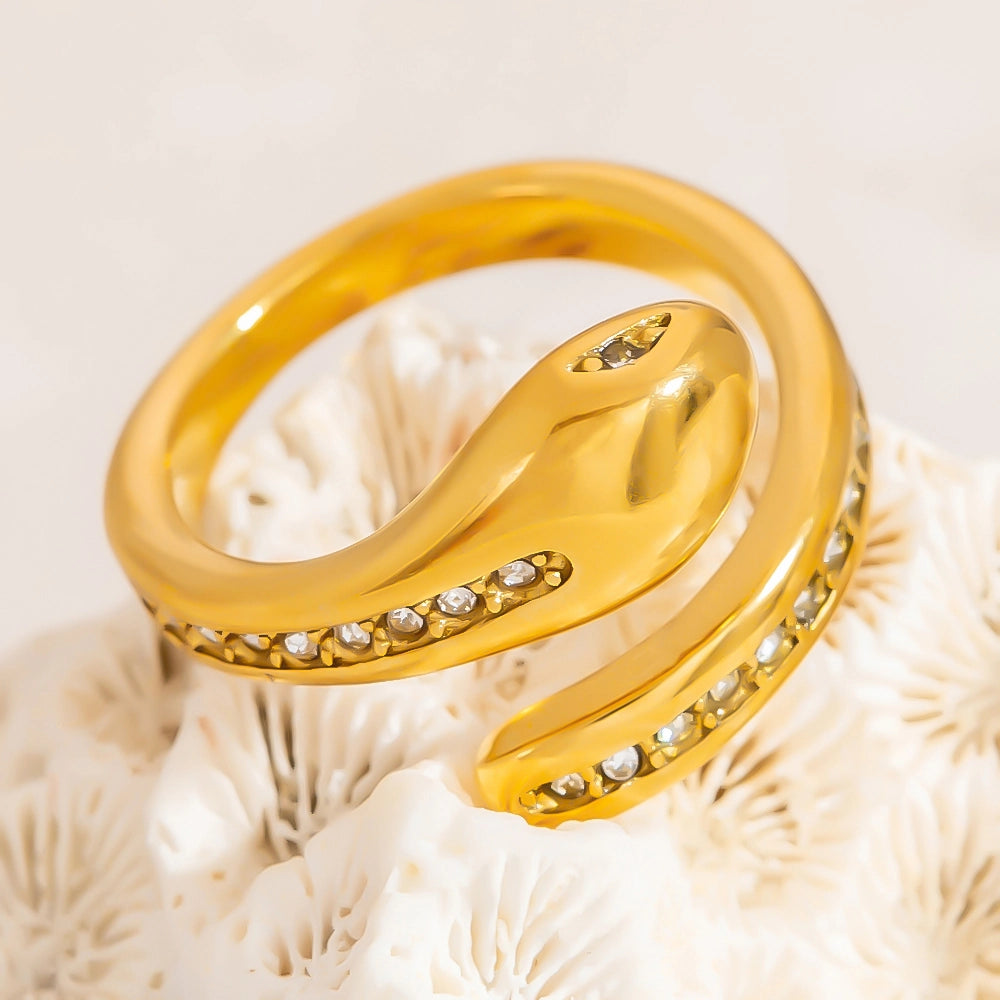 Serpent Whisper Ring