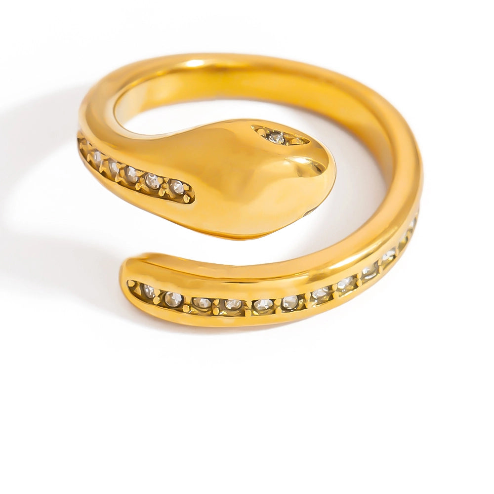 Serpent Whisper Ring