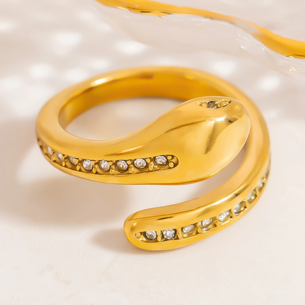 Serpent Whisper Ring