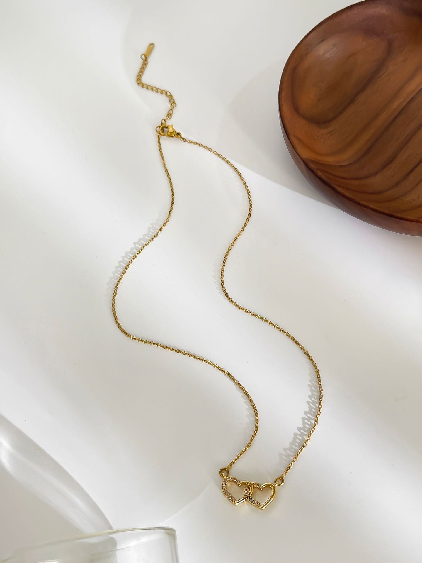 Twin Hearts Necklace