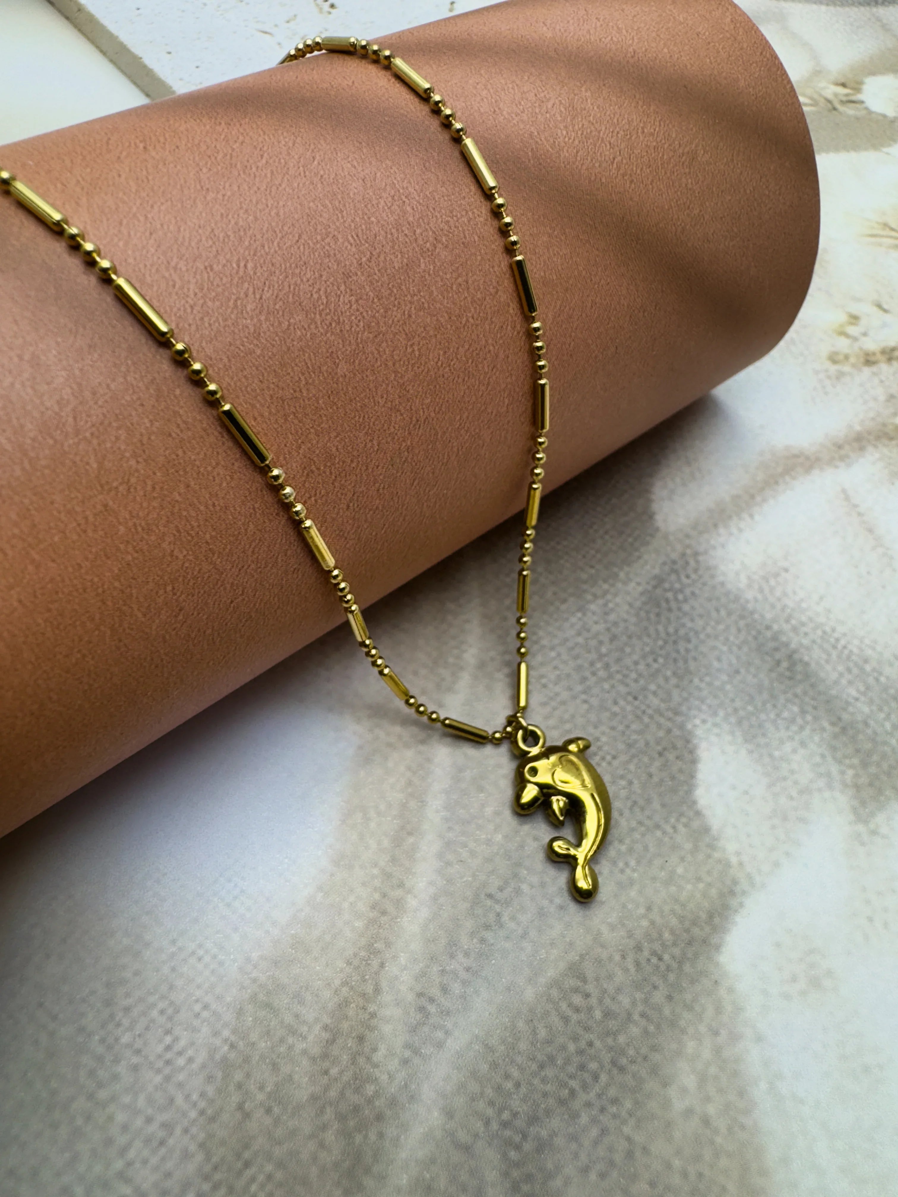 Dolphin Charm Necklace - XtraSleek