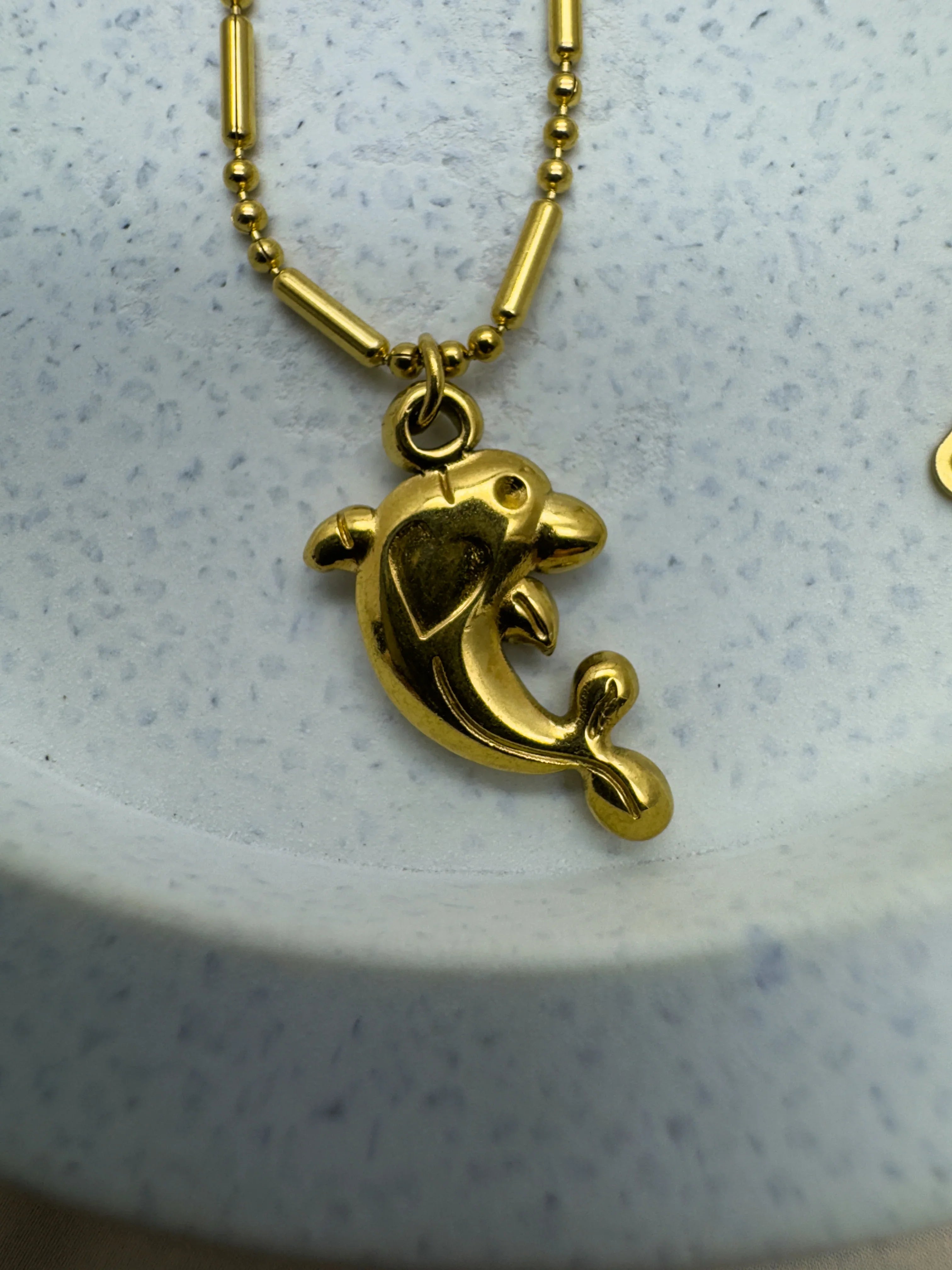 Dolphin Charm Necklace - XtraSleek
