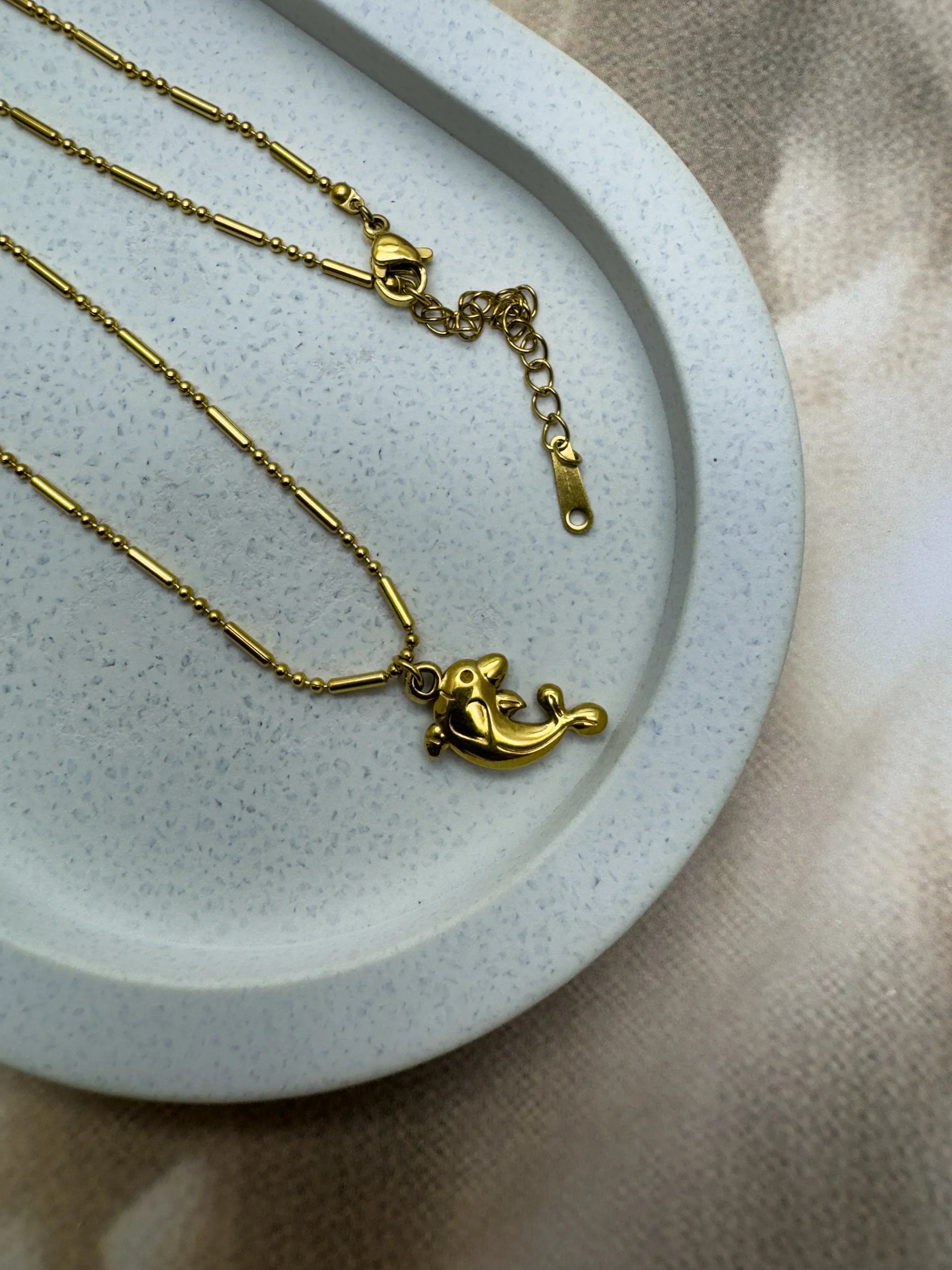 Dolphin Charm Necklace - XtraSleek