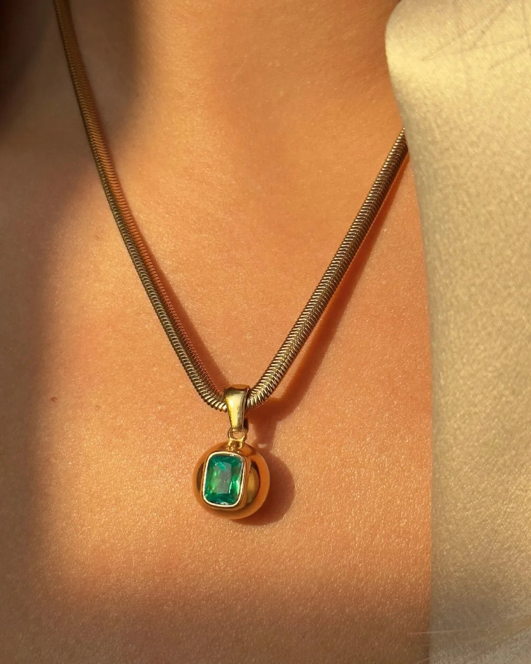 Square Pendant Necklace